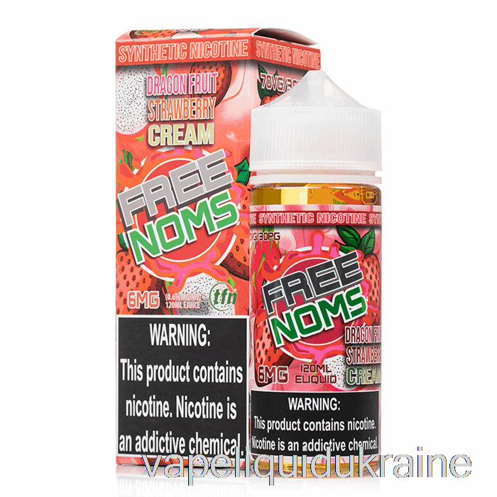 Vape Liquid Ukraine Dragon Fruit Strawberry Cream - Nomenon - 120mL 0mg